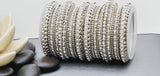 Extremely Incredible High Quality Latest Designer Collection In Indian Silver Full Bangles Set