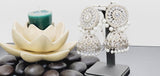 Designer Most Trendy High Quality Latest Beautiful Collection In Indian Kundan Jhumka Tikka Earrings Set
