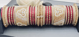 Astonishing Latest High Quality Designer Indian Reverse Kundan Choker Necklace Set With Full Bangles set.
