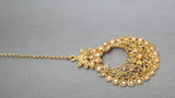 Stylish Indian Latest  Bollywood Chand Bali Tikka Earrings Set