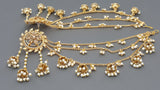 A Heart Winning Latest High Quality Designer collection In Indian Bollywood Durable Kundan Pearl Drop Earrings Set