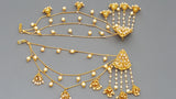 Beautiful Indian Bollywood Kundan Pearls Bahubali Earring Set