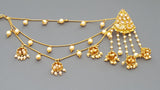 Beautiful Indian Bollywood Kundan Pearls Bahubali Earring Set