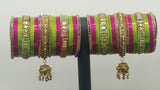 Indian Bollywood Party wear Custom Made Full Bangles Set