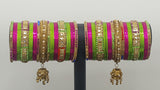 Indian Bollywood Party wear Custom Made Full Bangles Set