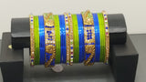 Trendy  Indian Bollywood Custom Made Full Bangles Set