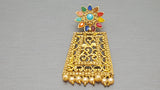 Stunning Gold plated Indian Bollywood Ethnic Earrings Set
