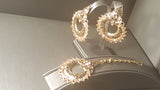 Very Stylish chandbali Tikka Earrings Set