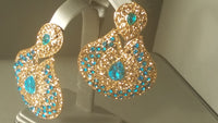 Lustrous Indian Bollywood Jadau Tikka Earrings set