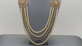 Incredible Party Wear Pearls Badge Rani Har Necklace Set