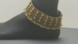 Absolutely Beautiful Indian Bridal Jewellery Gold Plated Heavy Payal Anklets  Set