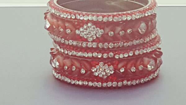 Durable Indian Party Wear Bangle (Kangan) Bracelets Set.