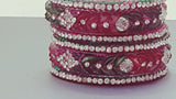 Exquisite Bollywood Party Wear Bangle (Kangan) Bracelets Set.