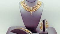 Latest Designer Indian Bollywood Choker Necklace Set.