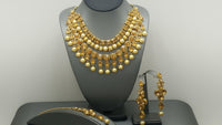 Stylish Indian Bollywood 3 Layer Choker Necklace Set.