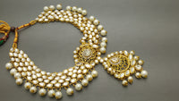 Beautiful High Quality Very Stylish Indian Bollywood Choker Necklace Set.