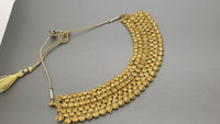 Very Trendy Indian Bollywood Jewellery Kundan Rhinestone Choker Necklace set.