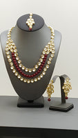 Elegant High Quality Latest Collection Indian Bollywood Graceful Kundan Polki, Pearls Rani Har.