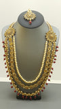 Very stylish High Quality Latest Collection In Indian Bollywood Kundan Rani Har Necklace Set.