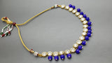 Indian Bollywood Style Blue Choker Necklace Set