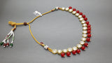 Indian Bollywood Style Red Choker Necklace Set