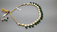 Green Indian Bollywood Style Choker Necklace Set