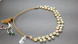 Indian Bollywood Style Jewellery Kundan White Choker Necklace Set