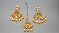 High quality Indian Bollywood Tikka Earrings Set