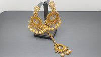 High quality Indian Bollywood Tikka Earrings Set