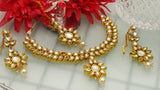 Indian Jewellery New High Quality  Kundan Stylish Choker Necklace Set