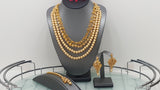 Ethnic Latest Beautiful Collection Indian Wedding Reverse Ad Stone Long Choker Necklace Set