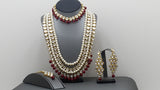 Designer Indian Bridal Wedding Jewellery Choker Long Necklace Set