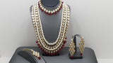 Designer Indian Bridal Wedding Jewellery Choker Long Necklace Set