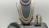 Designer Indian Bridal Wedding Jewellery Choker Long Necklace Set