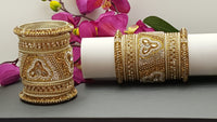 Indian Designer Celebrity Bangles Jewellery Traditional 2 Sets Full Bangle Set