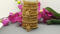 A Very Stunning Latest High Quality Collection Indian Designer Full Bangles Set.