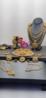 Latest Designer High quality Kundan Indian Bridal Necklace Full Jewellery Set