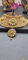 Latest Designer High quality Kundan Indian Bridal Necklace Full Jewellery Set