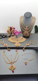 Beautiful Indian High quality Ruby Kundan Bridal Necklace Full Jewellery Set