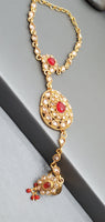 Beautiful Indian High quality Ruby Kundan Bridal Necklace Full Jewellery Set