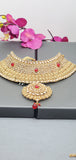 Beautiful Indian High quality Ruby Kundan Bridal Necklace Full Jewellery Set