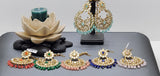Latest Indian Bollywood  Pastel Color Tikka Earrings Sets Collection