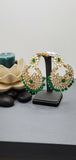 Elegant Designer Indain Bollywood Pastel color Tikka Earrings Set