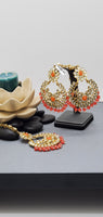 Bollywood Designer Indian Kundan Tikka Earrings  Set