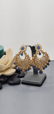 A Stunning collection Kundan Indian Bollywood Tikka Earrings Set