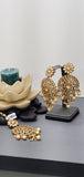 Breathtaking Latest Kundan collection Drop Indian Tikka Earrings Set