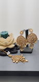 Extraordinary  Latest Reverse Kundan  Drop Indian wedding Tikka Earrings Set