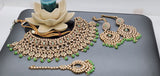 Dazzling Reverse Kundan Indian Bollywood  Choker Necklace Jewellery Set