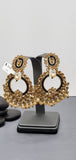 High Quality  Reverse Kundan Latest Indian Bollywood Tikka Earrings Set