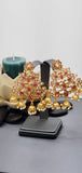 Drop - Dead Gorgeous Latest  Indian Wedding Kundan  Party Wear Earrings Set